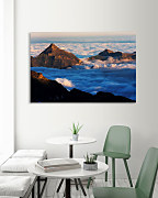 Obraz do obývačky Vrcholky hôr v oblakoch zs1351